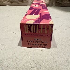 Aeolian Music Roll in Pink and Purple